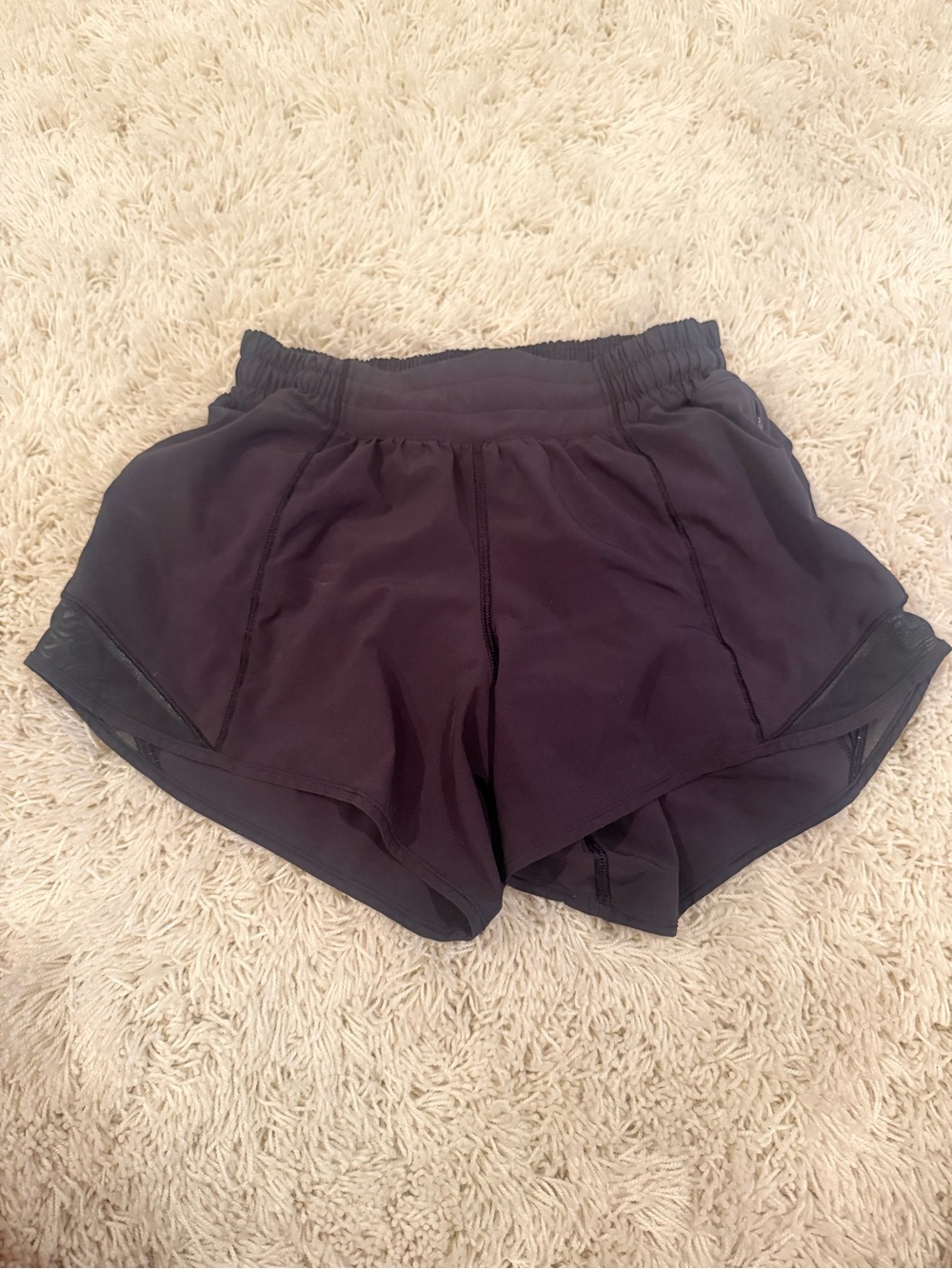 lululemon athletica Black Performance Running Shorts